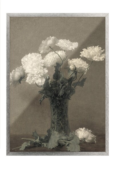 Postifull Vintage ζωγραφική, αφίσα με ασημένιο πλαίσιο, vintage διακόσμηση το...