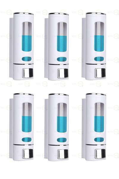 MAİN SHOP Wall Mounted Manual Soap Dispenser Hand Liquid Sink Soap Dispenser ...