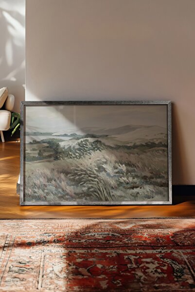 Postifull Vintage slika, poster u srebrnoj ramovani, vintage zidni dekor