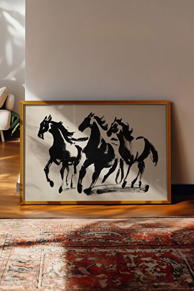 Postifull Vintage ζωγραφική, αφίσα με χρυσό πλαίσιο, vintage διακόσμηση τοίχου