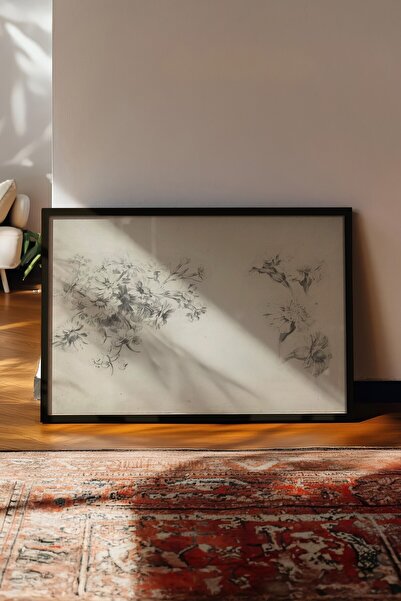 Postifull Vintage Tablo, Siyah Çerçeveli Poster, Vintage Duvar Dekoru