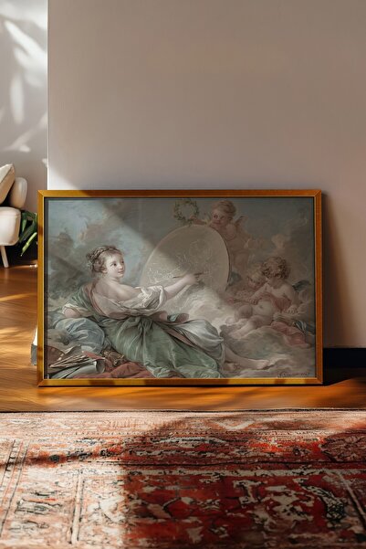 Postifull Vintage slika, poster sa zlatnim okvirom, vintage zidni dekor