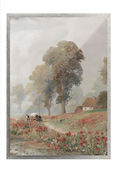 Postifull Vintage slika, poster u srebrnoj ramovani, vintage zidni dekor