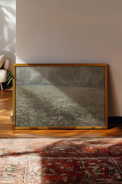 Postifull Tablou vintage, poster cu rama aurie, decor de perete vintage