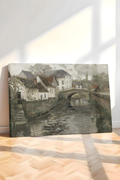 Postifull Tablou vintage, pictură pe pânză, decor de perete vintage