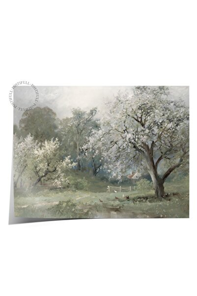 Postifull Vintage Tablo, Çerçevesiz Poster, Vintage Duvar Dekoru