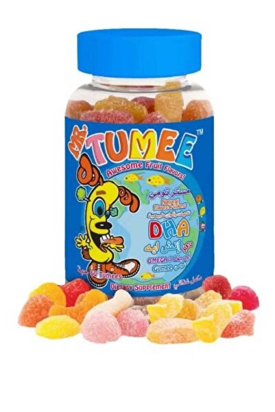 Mr. Tommy أقراص مستر تامي دي إتش إيه أوميغا 3 القابلة للمضغ بنكهات الليمون وا...