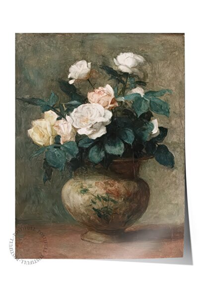 Postifull Vintage Tablo, Çerçevesiz Poster, Vintage Duvar Dekoru