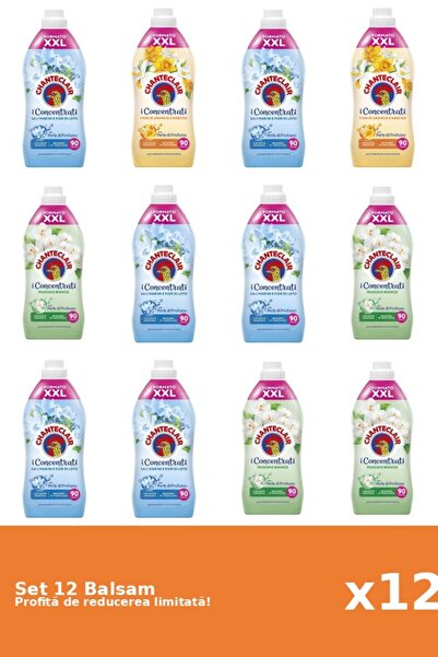 Chanteclair Set 12 Balsam Chanteclair: 6xLotus, 2xPortocale, 4xMosc Alb