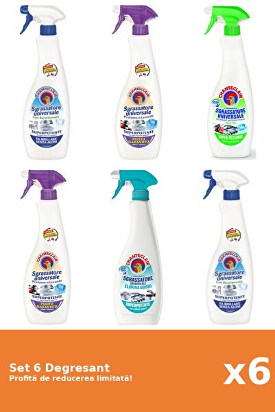 Chanteclair Set 6 Degresant Chanteclair: 2xBicarbonat, 1xMosc Alb, 1xLamaie, ...