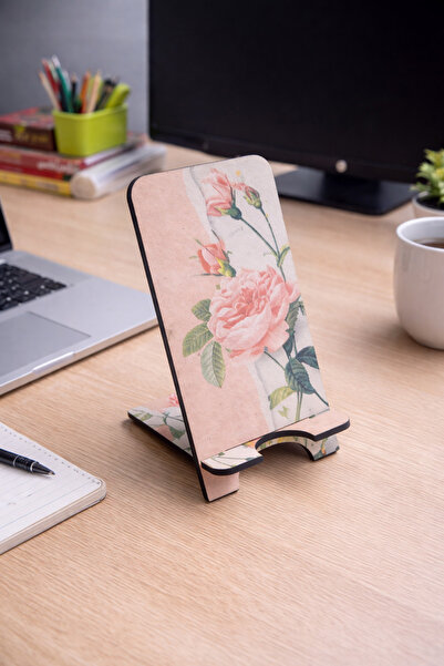 Generic Practical wooden desktop phone holder – keeps your phone stable and c...