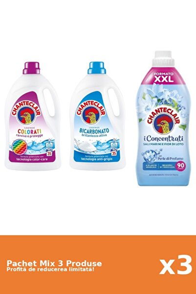 Chanteclair Set 3 Mix Chanteclair: 2 Detergent, 1 Balsam