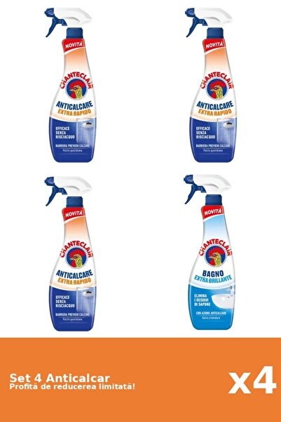 Chanteclair Set of 4 Chanteclair Anti-limescale: 3xRapid, 1xClassic