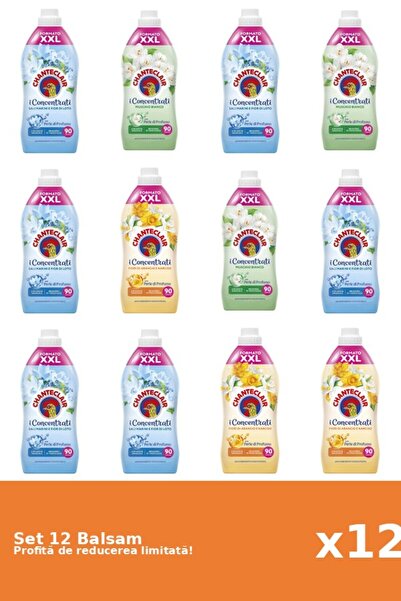 Chanteclair Set 12 Balsam Chanteclair: 6xLotus, 3xMosc Alb, 3xPortocale