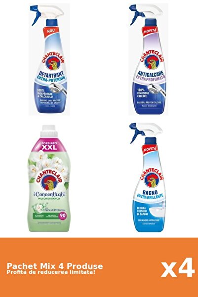 Chanteclair Set 4 Mix Chanteclair: 3 Anticalcar, 1 Balsam