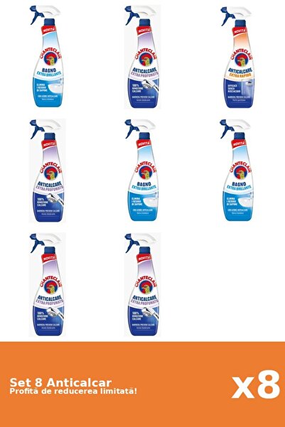 Chanteclair Set of 8 Chanteclair Anti-limescale: 3xClassic, 4xScented, 1xRapid