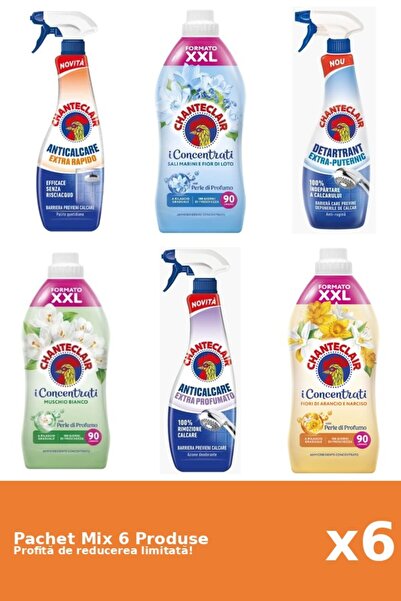 Chanteclair Set 6 Mix Chanteclair: 3 Anticalcar, 3 Balsam