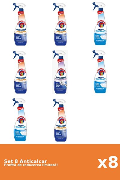 Chanteclair Set 8 Anticalcar Chanteclair: 4xRapid, 3xClasic, 1xParfumat
