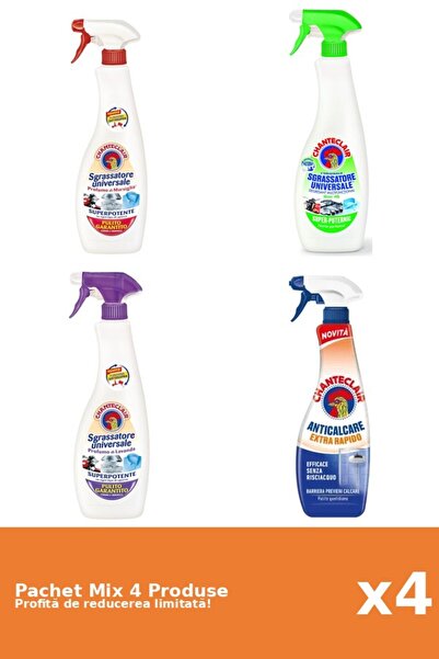 Chanteclair Set 4 Mix Chanteclair: 3 Degresant, 1 Anticalcar