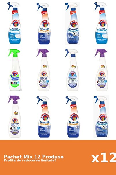 Chanteclair Set 12 Mix Chanteclair: 7 Anticalcar, 5 Degresant