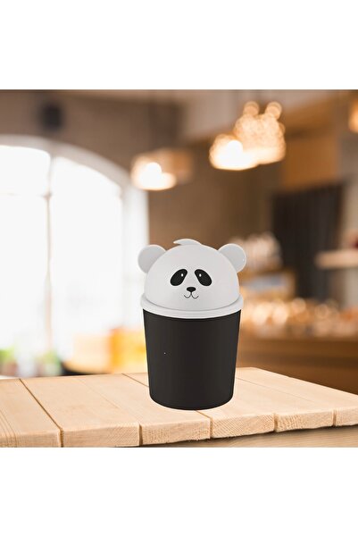 YAZICI Panda Trash Can – 2.5 Liter Capacity, Practical and Compact Design