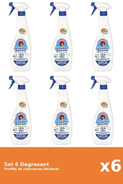 Chanteclair Set 6 Degresant Bicarbonat, 600 ml