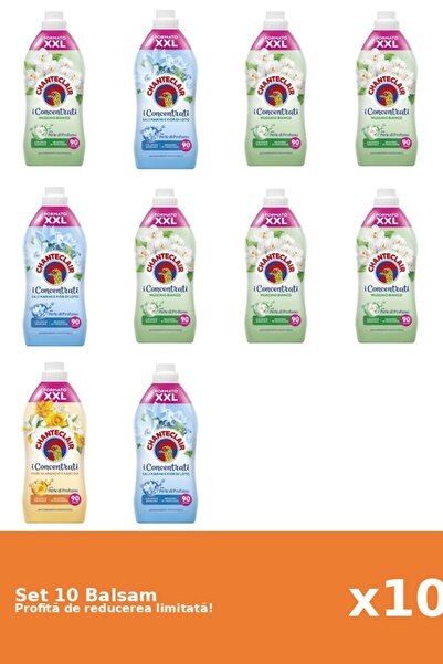 Chanteclair Set 10 Balsam Chanteclair: 6xMosc Alb, 3xLotus, 1xPortocale