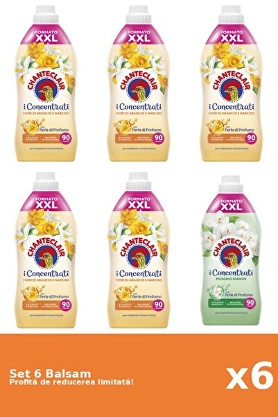 Chanteclair Set 6 Balsam Chanteclair: 5xPortocale, 1xMosc Alb