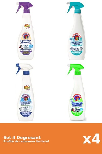 Chanteclair Set 4 Degresant Chanteclair: 1xLavanda, 1xAntiMiros, 1xBicarbonat...