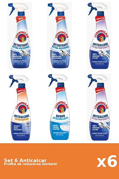 Chanteclair Set of 6 Chanteclair Anti-limescale: 2xStrong, 2xScented, 1xRapid...