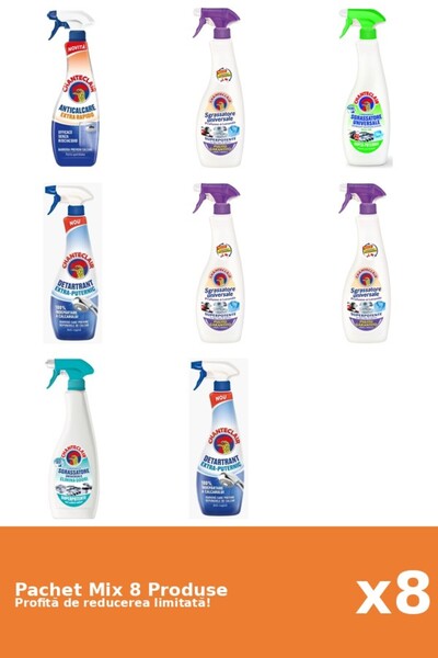 Chanteclair Set 8 Chanteclair Mix: 3 Anti-limescale, 5 Degreaser