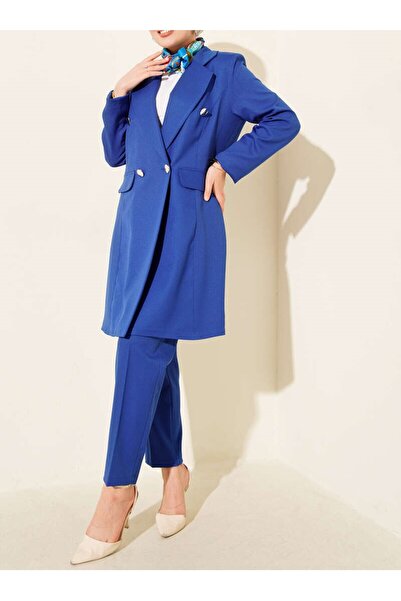 Burcia Double-Breasted Double-Breasted Blazer Jacket Double Suit