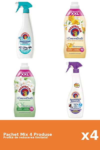 Chanteclair Set of 4 Chanteclair Mix: 2 Degreaser, 2 Conditioner