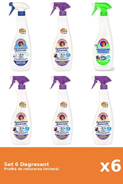 Chanteclair Set 6 Degresant Chanteclair: 1xBicarbonat, 1xMosc Alb, 1xLamaie, ...