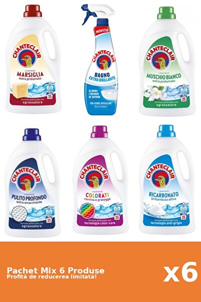 Chanteclair Set 6 Mix Chanteclair: 5 Detergent, 1 Anticalcar