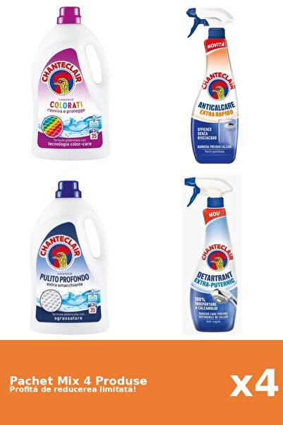 Chanteclair Set 4 Mix Chanteclair: 2 Detergent, 2 Anticalcar
