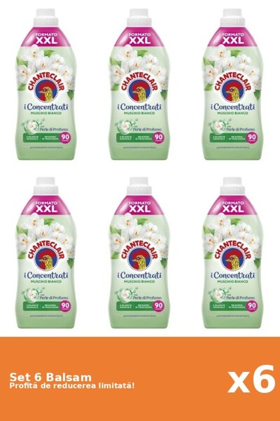 Chanteclair Set 6 Balsam Mosc Alb, 1800 ml
