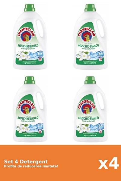 Chanteclair Set 4 Detergent Mosc Alb, 1575 ml