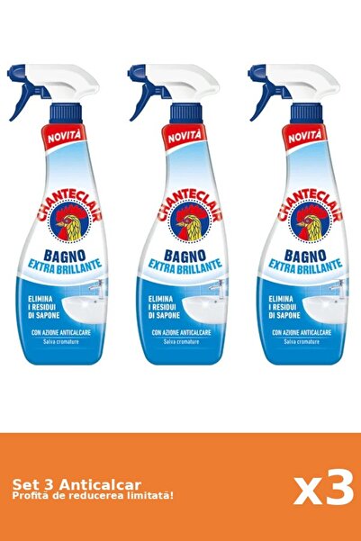 Chanteclair Set 3 Classic Anti-limescale, 625 ml