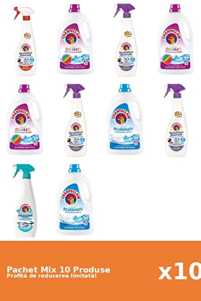 Chanteclair Set 10 Mix Chanteclair: 5 Degresant, 5 Detergent