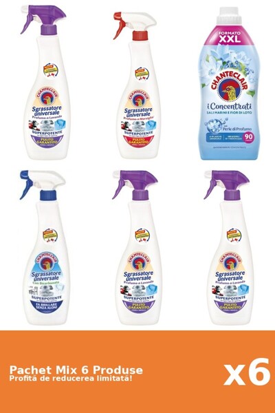 Chanteclair Set 6 Chanteclair Mix: 5 Degreaser, 1 Conditioner