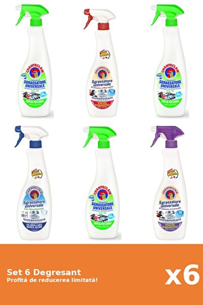 Chanteclair Set 6 Degresant Chanteclair: 3xLamaie, 1xMarsilia, 1xBicarbonat, ...