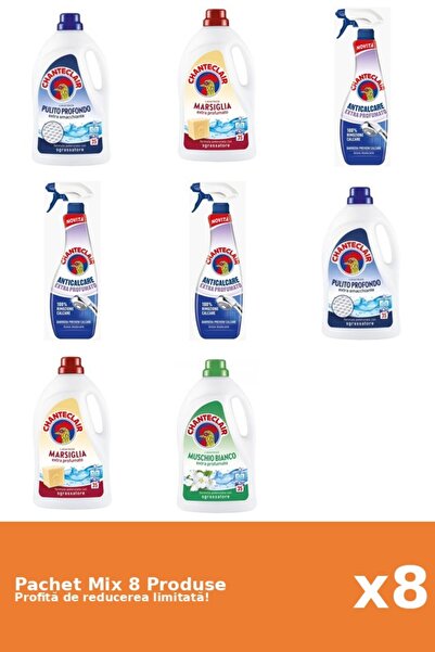 Chanteclair Set 8 Mix Chanteclair: 5 Detergent, 3 Anticalcar
