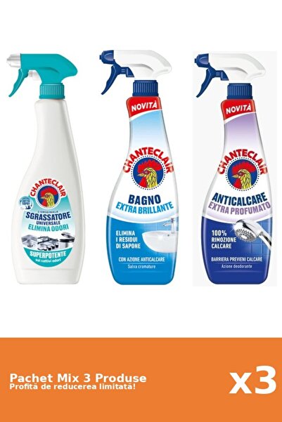 Chanteclair Set 3 Mix Chanteclair: 1 Degresant, 2 Anticalcar