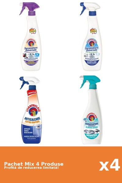 Chanteclair Set 4 Mix Chanteclair: 3 Degresant, 1 Anticalcar