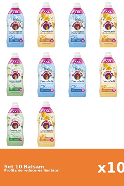 Chanteclair Set of 10 Chanteclair Balm: 4xLotus, 4xOrange, 2xWhite Musk