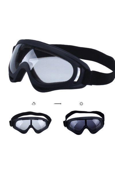 Choice9 Photochromic Polarized Motross Bike Goggles Motorcycle Off Road Racin...