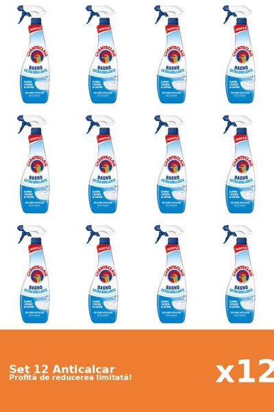 Chanteclair Set 12 Anticalcar Clasic, 625 ml