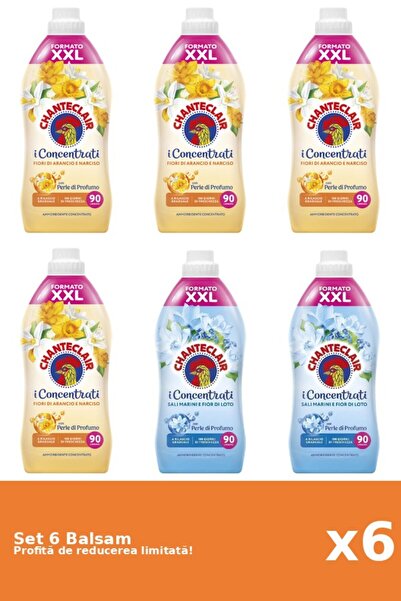 Chanteclair Set 6 Balsam Chanteclair: 4xPortocale, 2xLotus