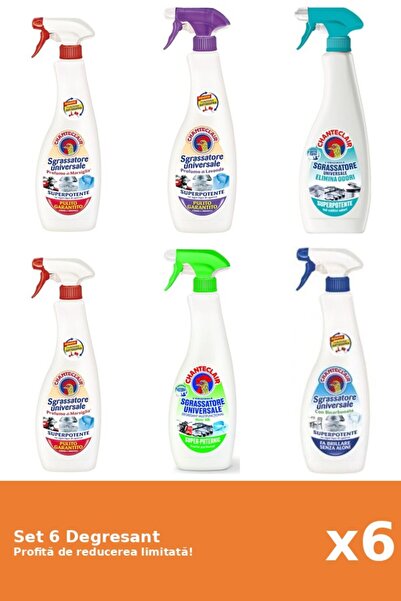 Chanteclair Set 6 Degresant Chanteclair: 2xMarsilia, 1xMosc Alb, 1xAntiMiros,...